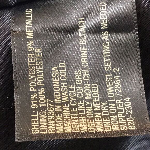 Worthington Good Metalic Christmas Women Skirt Size4 - Picture 9 of 15